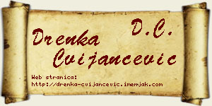 Drenka Cvijančević vizit kartica